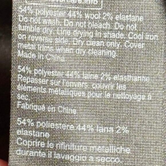 ALLSAINTS NWT KONAN TROUSER BROWN CHECK SIZE 32 CROPPED - Picture 6 of 7